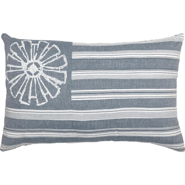Sawyer Mill Blue Flag Pillow 14x22VHC Brands - The Fox Decor